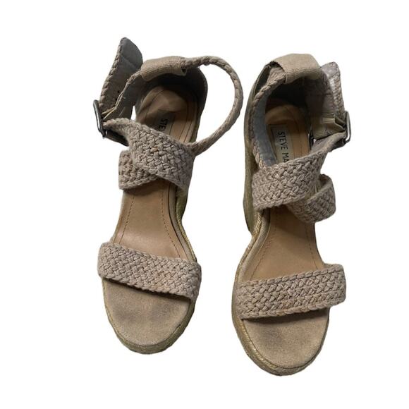 Steve Madden Tan Wedges - Size 8 - Picture 1 of 5
